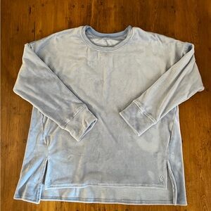 Cuddl Duds Double Plush Velour Sweatshirt